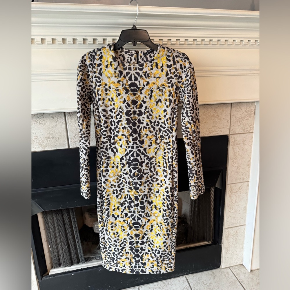 Zara animal print Midi